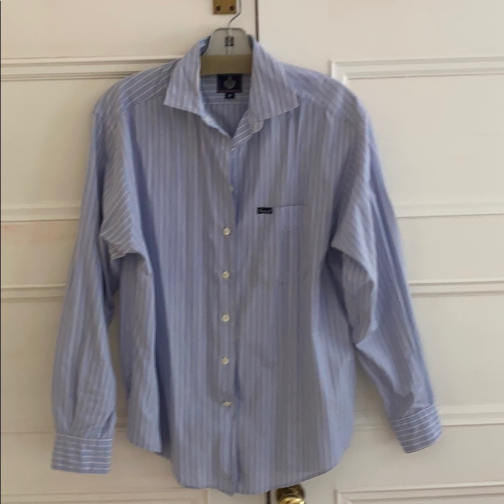 Façonnable cotton blouse blue/white/pink
